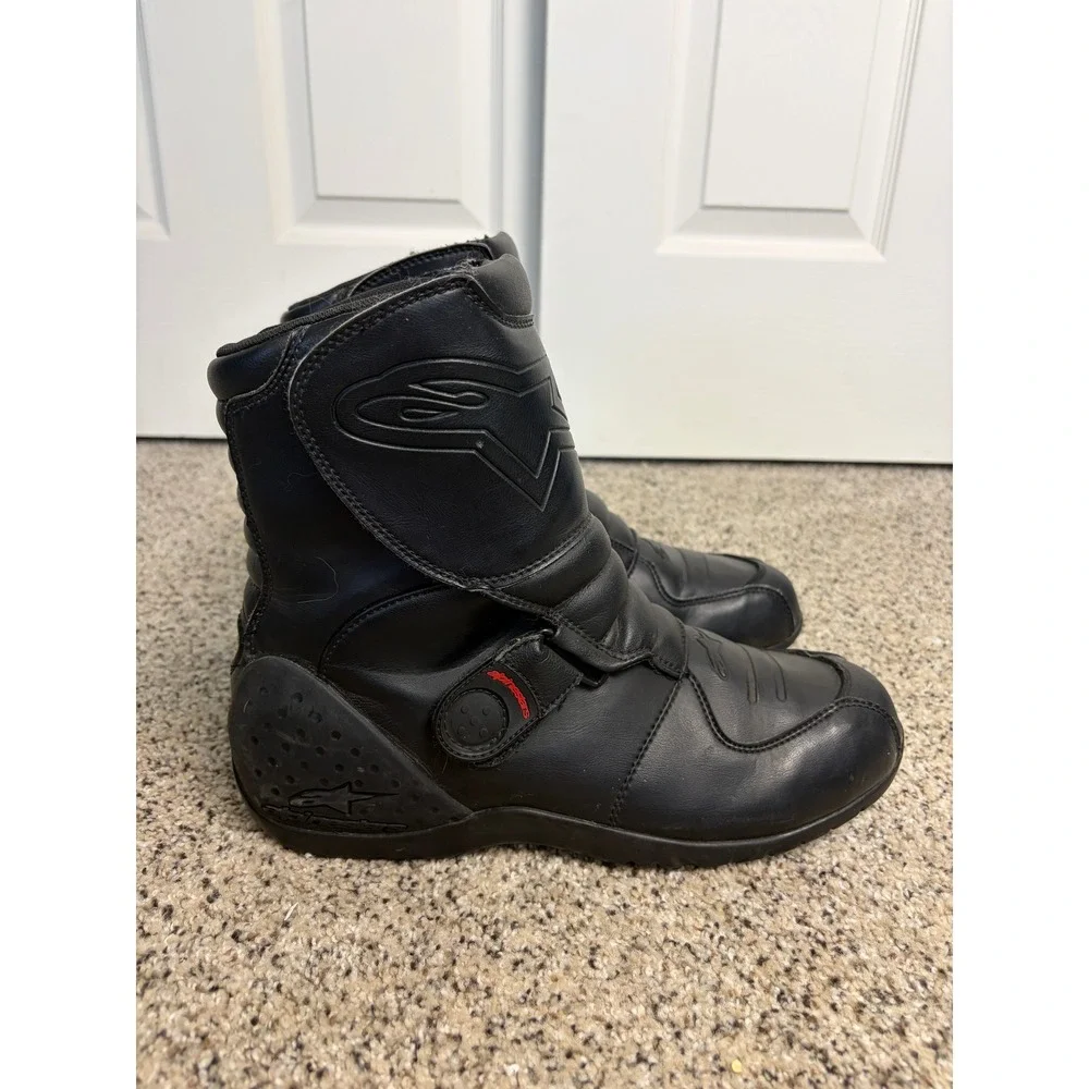 Alpinestars Motorcycle Boots Mens 10 Ridge Waterproof Touring Riding Black